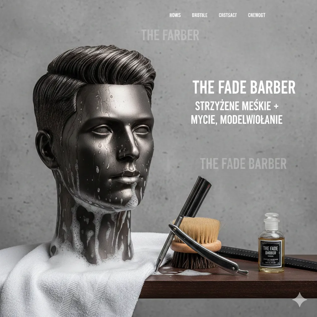 Strzyżenie męski+mycie, modelowanie